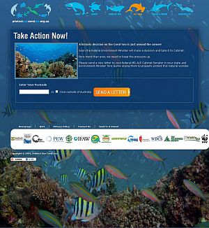 Pew pulls out stops in lead-up to Coral Sea decision